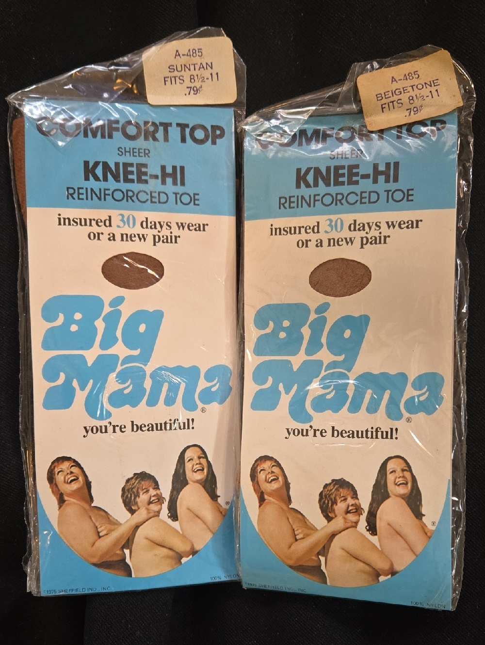 Sheer Knee-Hi Stockings - Suntan & Beigetone